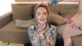 Russian Tattooed Whore Goes Wet, Polina Ice, 2on1, ATM, Balls Deep Anal, DP, Rough Sex, Pee Drink RPH001