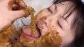 japanese eating shit
