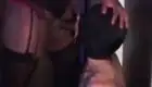 trans piss in a guy's mouth