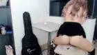 A pretty solo woman plays with shit and a dildo - XXX scat Video She even sucks her dildo with poo