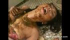 Japanese submissive human toilet